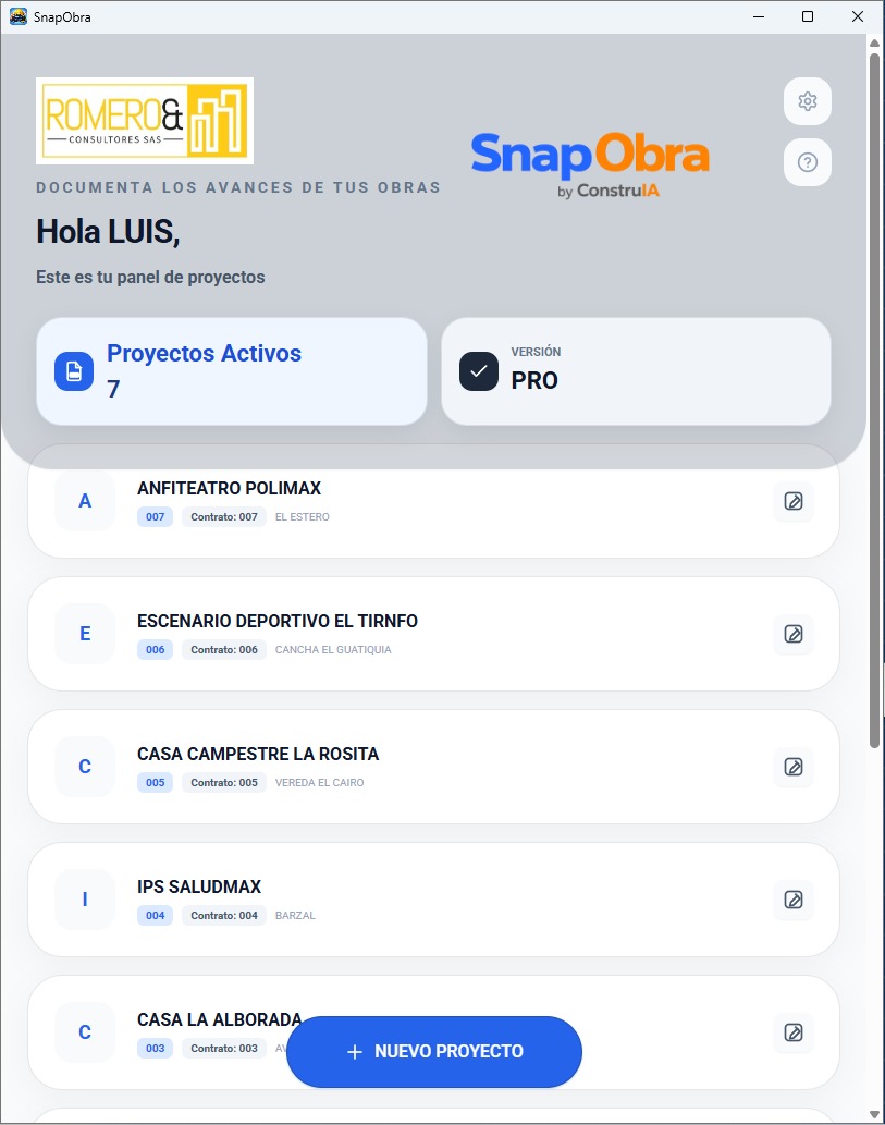 SnapObra · Reportes Fotográficos de Obra - Image 2